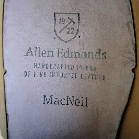 Allen Edmonds Men MacNeil Wingtip Fine Dress Shoes in Black-Handcrafted in USA main image 10